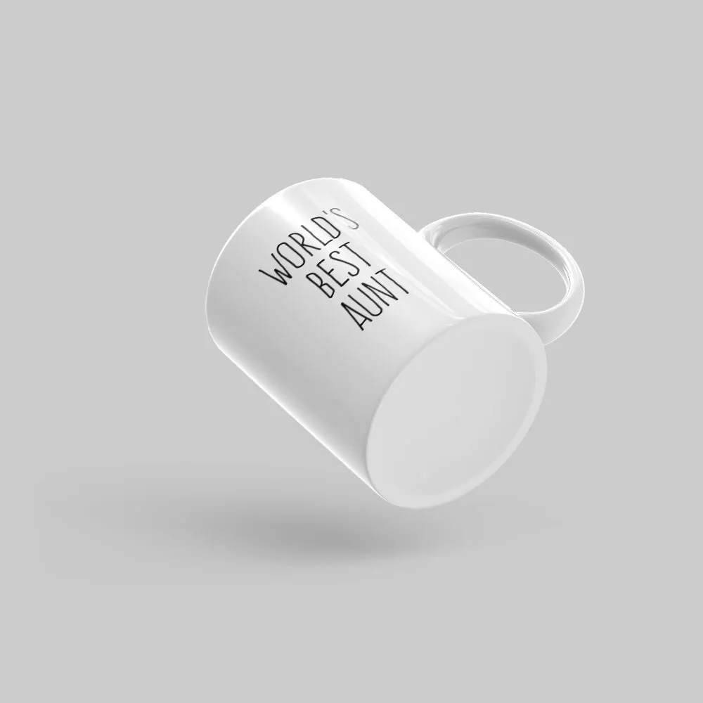 Mutative Mugs - World's Best Aunt Mug - Bottom View