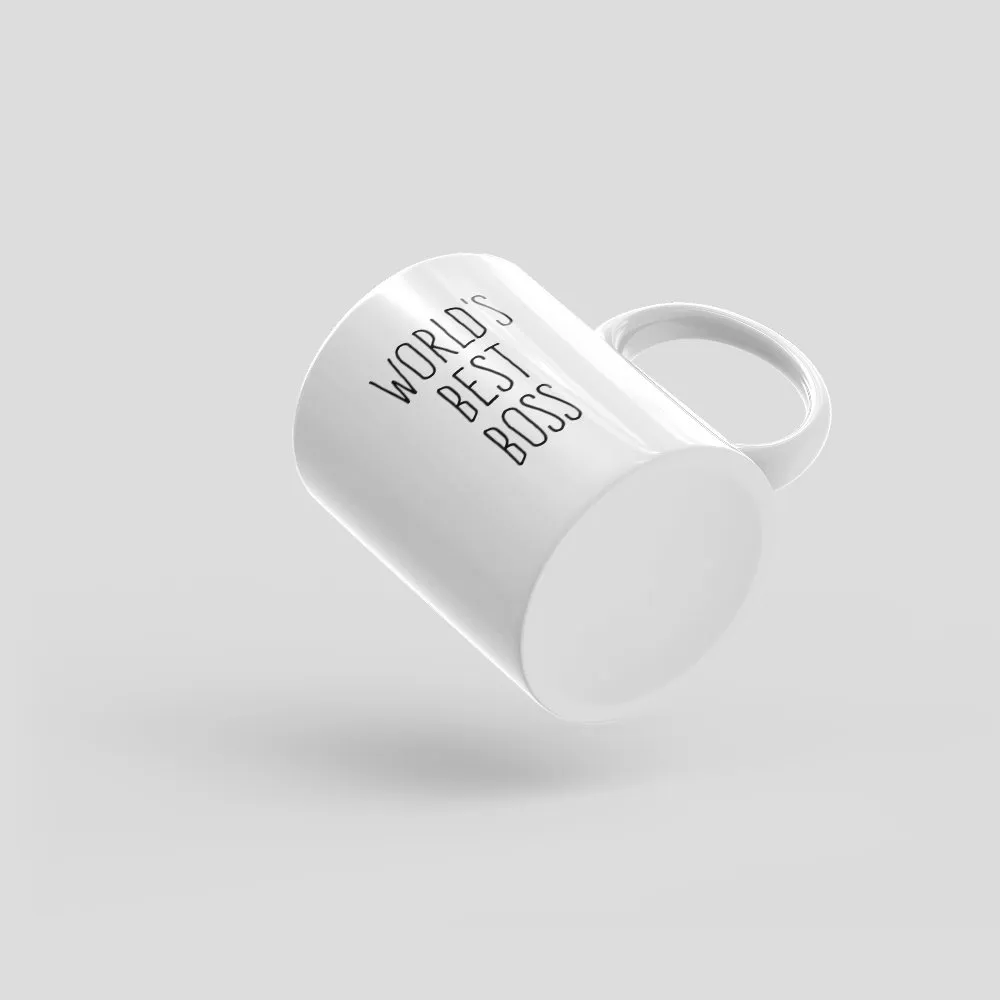 Mutative Mugs - World's Best Boss Mug - Bottom View