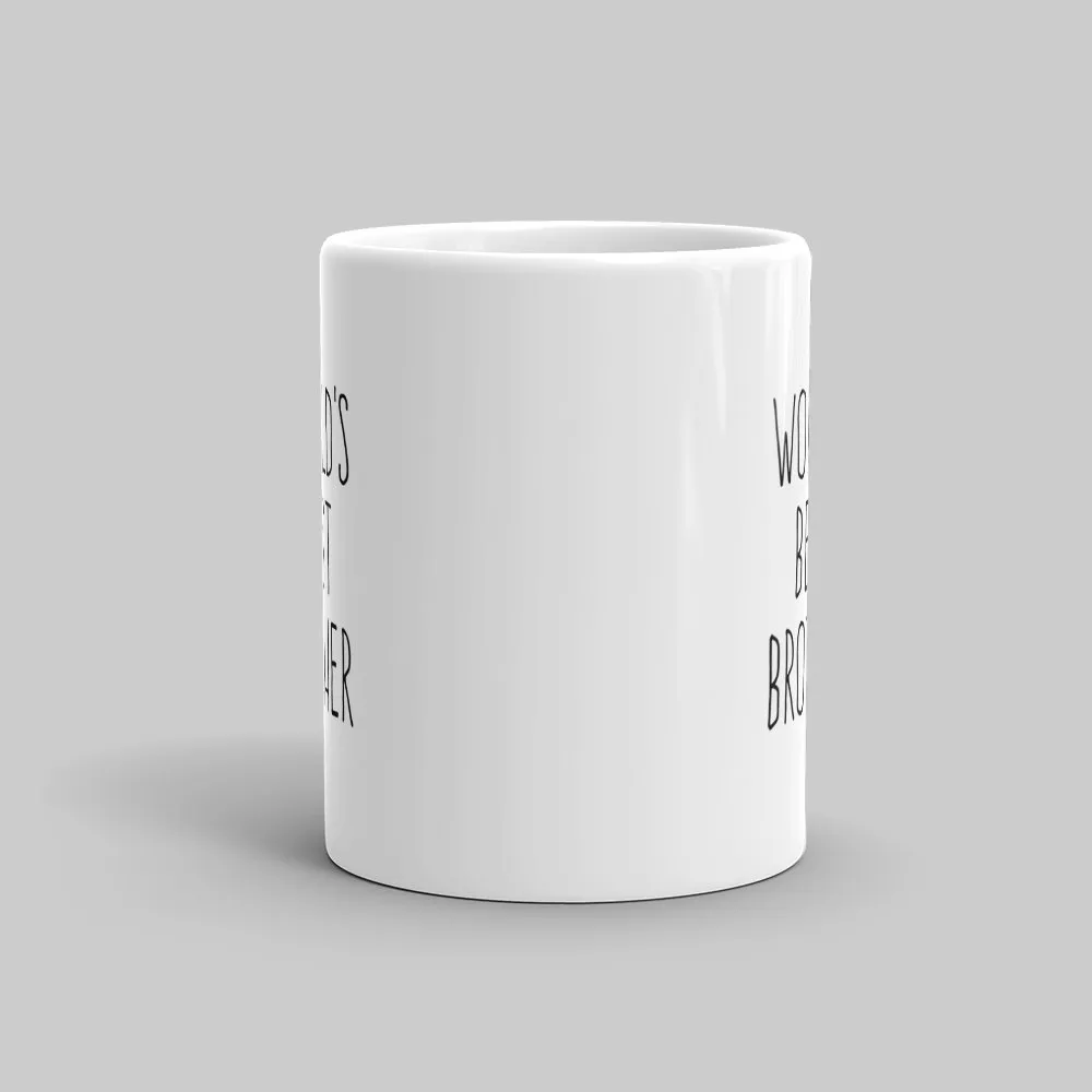 Mutative Mugs - World's Best Brother Mug - Front View