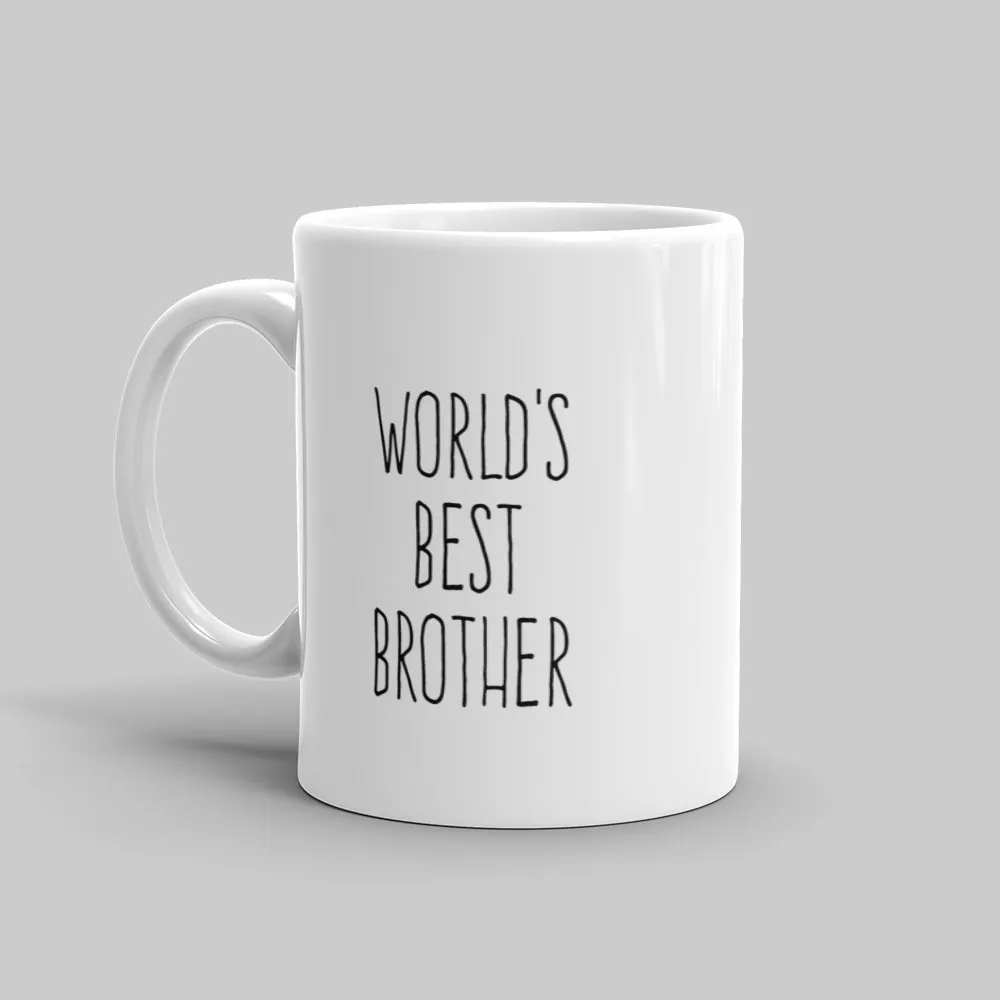 Mutative Mugs - World's Best Brother Mug - Left View