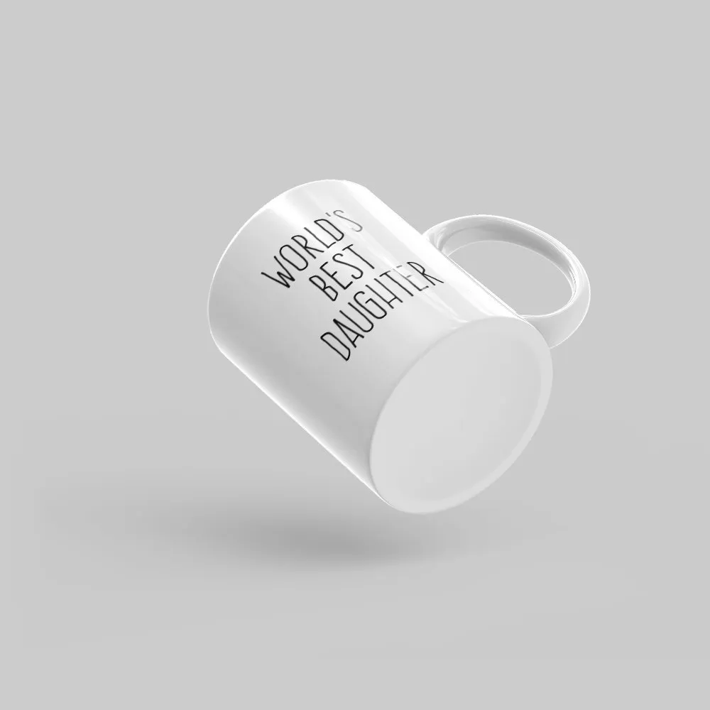 Mutative Mugs - World's Best Daughter Mug - Bottom View