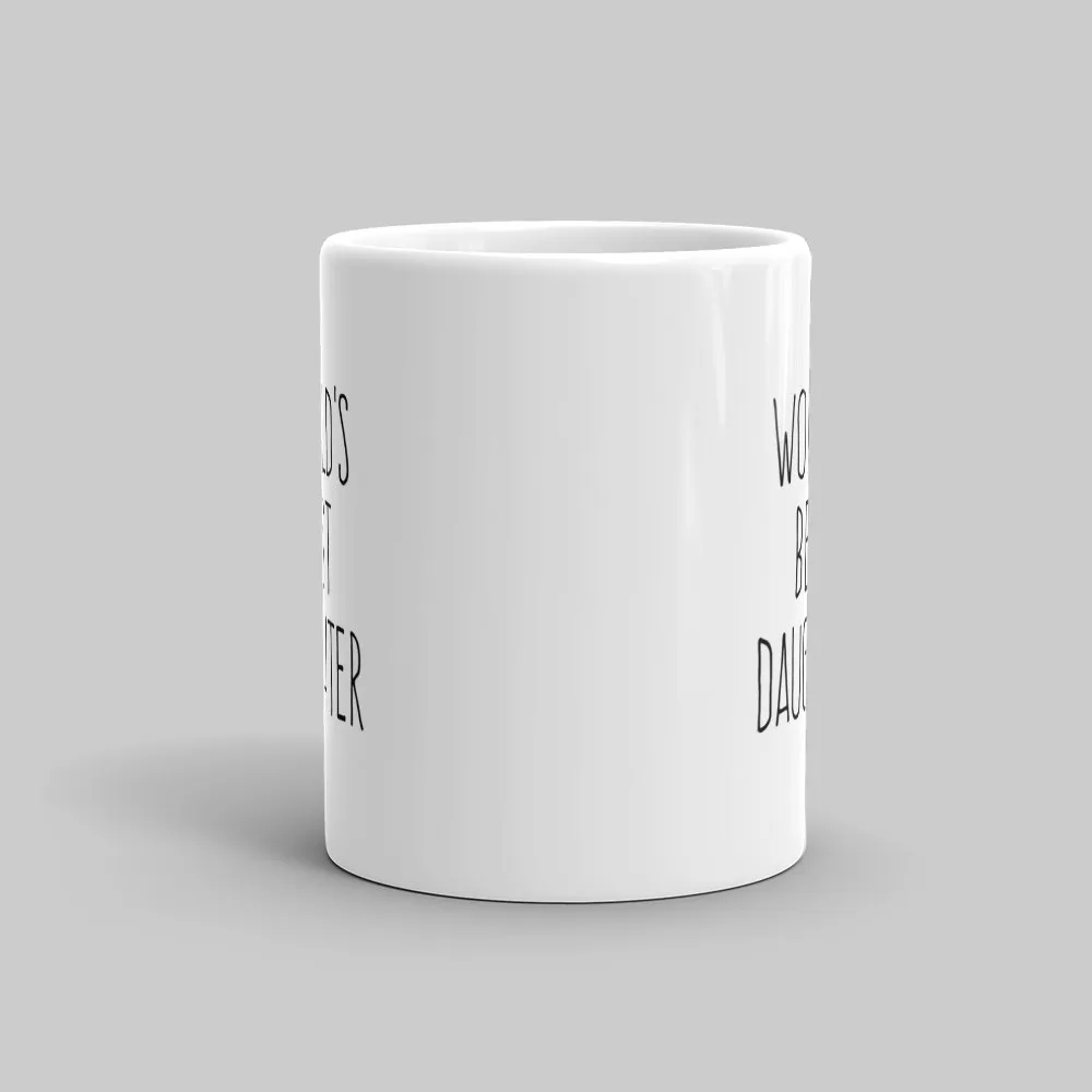 Mutative Mugs - World's Best Daughter Mug - Front View