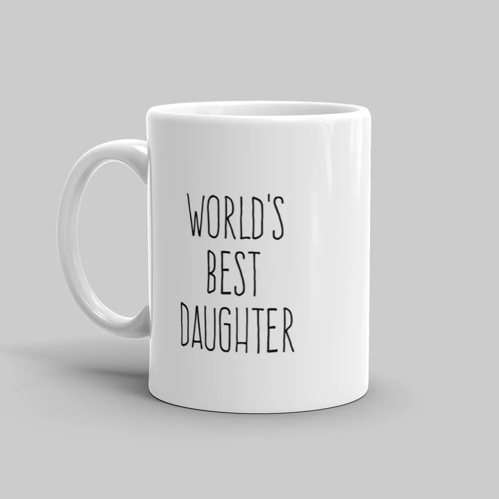 Mutative Mugs - World's Best Daughter Mug - Left View
