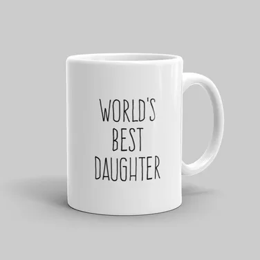 Mutative Mugs - World's Best Daughter Mug - Right View