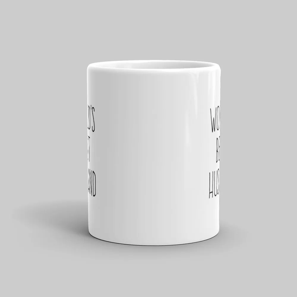 Mutative Mugs - World's Best Husband Mug - Front View