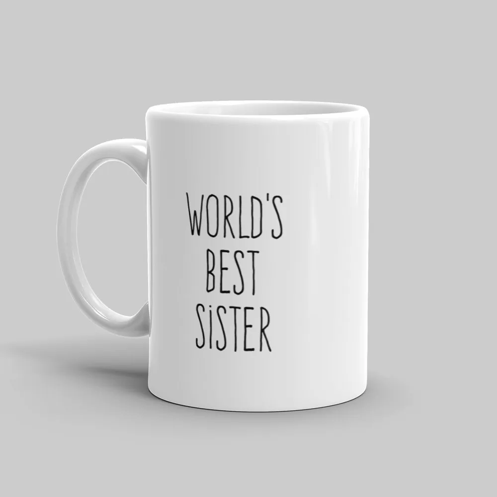 Mutative Mugs - World's Best Sister Mug - Left View