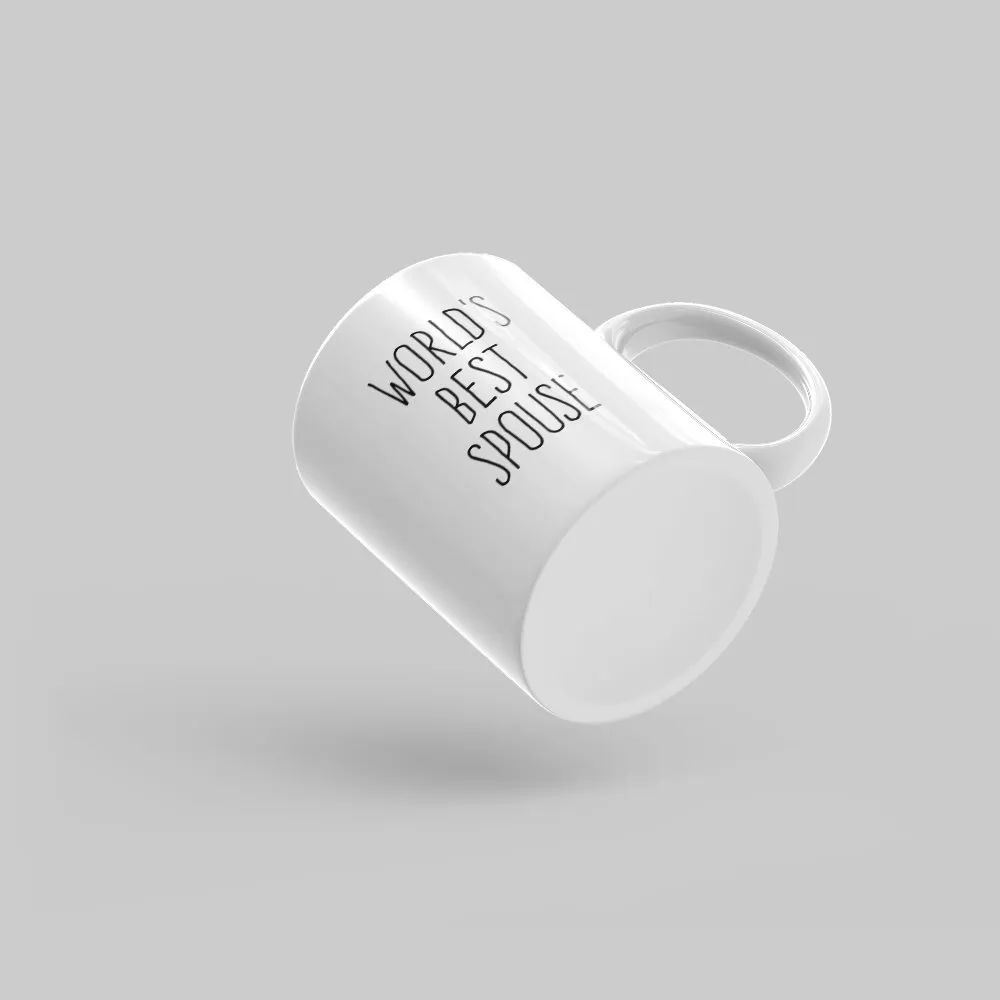 Mutative Mugs - World's Best Spouse Mug - Bottom View