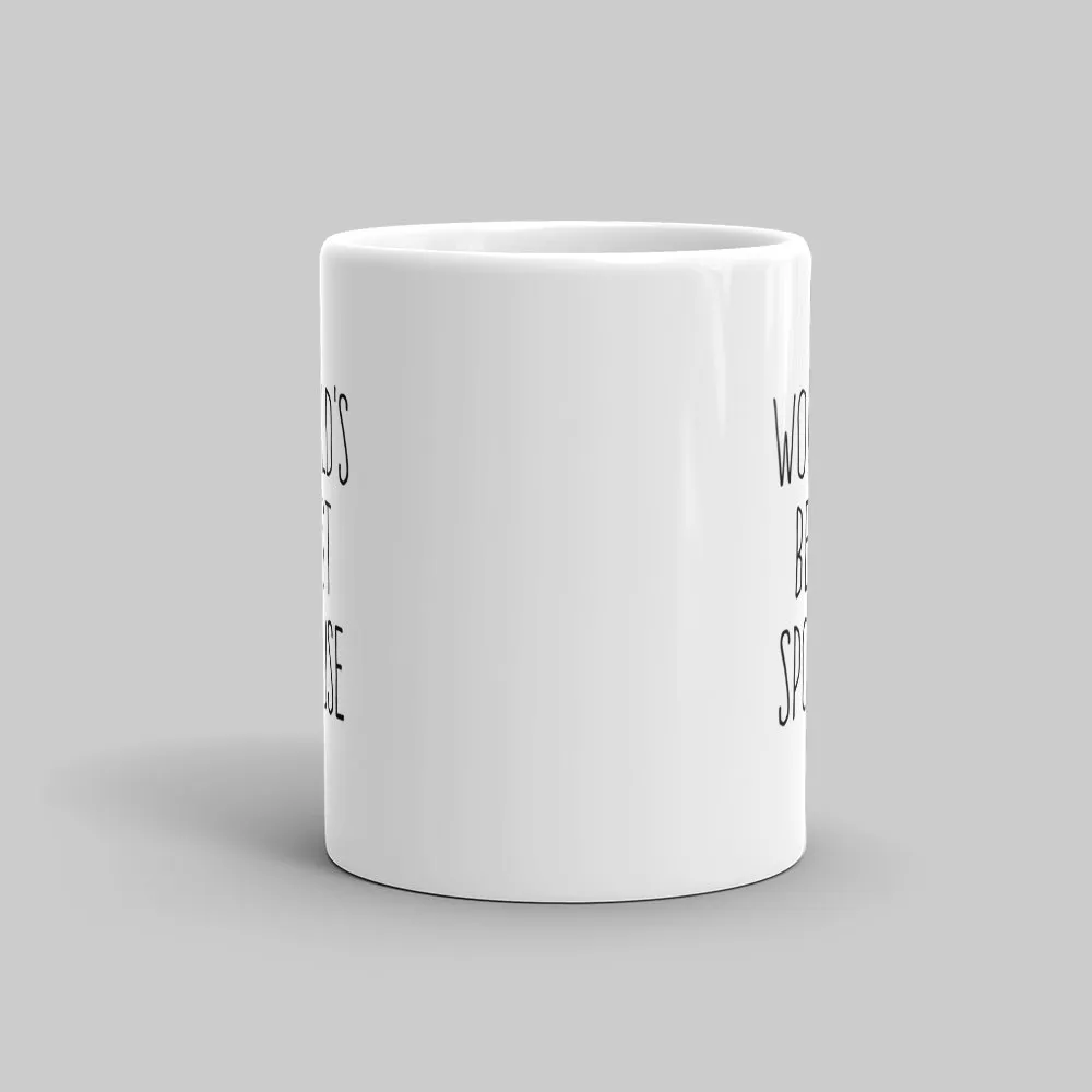Mutative Mugs - World's Best Spouse Mug - Front View