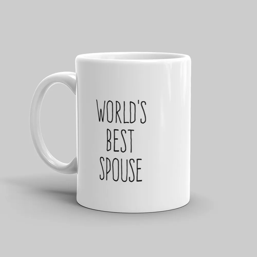 Mutative Mugs - World's Best Spouse Mug - Left View
