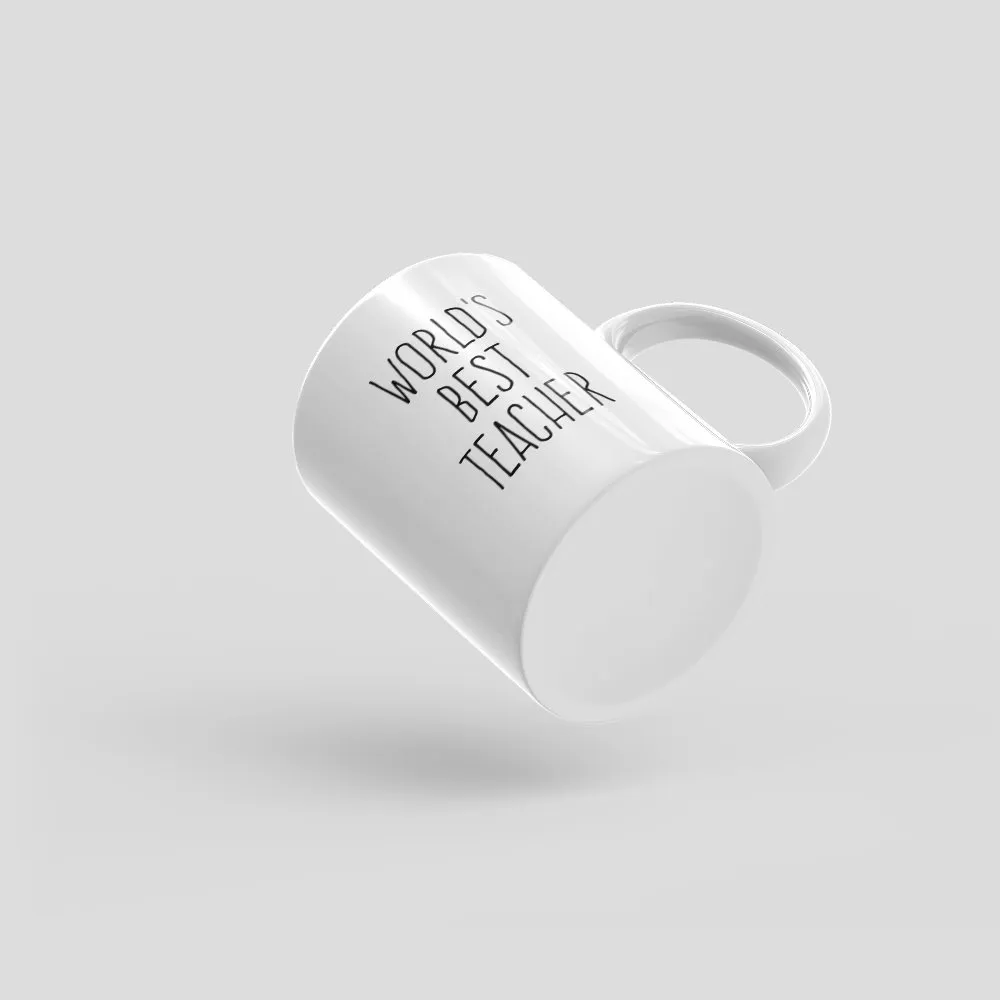 Mutative Mugs - World's Best Teacher Mug - Bottom View