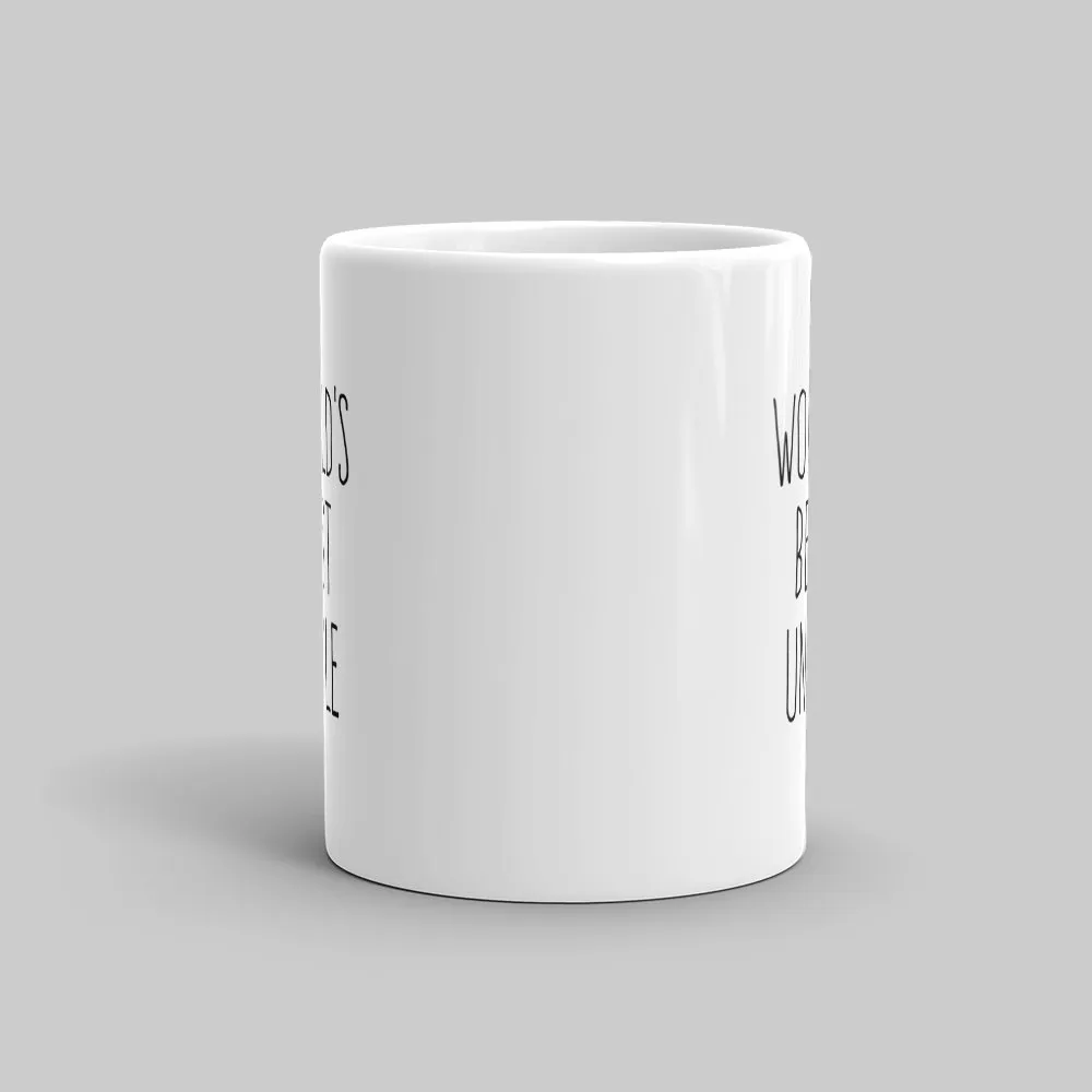 Mutative Mugs - World's Best Uncle Mug - Front View