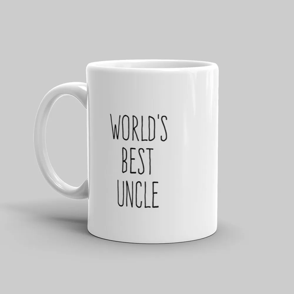 Mutative Mugs - World's Best Uncle Mug - Left View